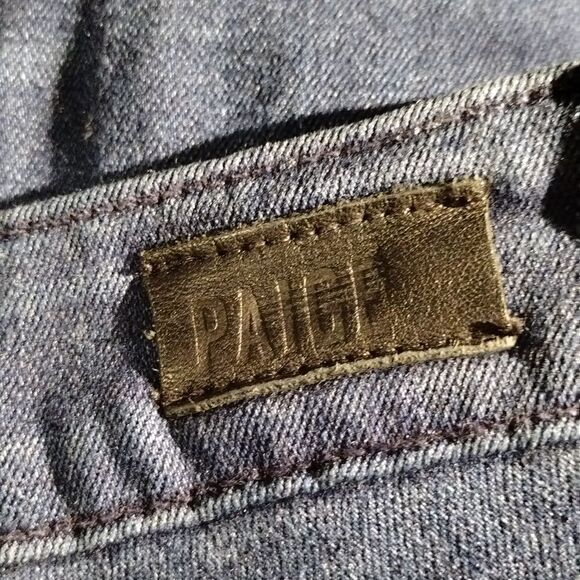 Paige Verdugo Ankle Jeans Dk Blue Sz 27 - Picture 5 of 7
